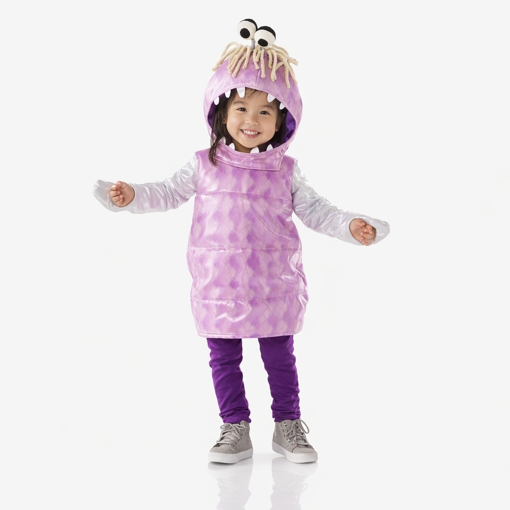 Pottery Barn Kids Disney Pixar Monsters Inc Boo Baby Costume 12–24M NWT